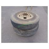2 Split Rim 10 Hole Bud Wheels & Tires