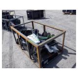 Unused Mower King Skid Steer Auger 3 Bits