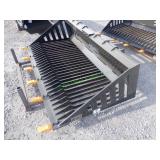 Unused GIYI Skid Steer Rock Bucket ~66"