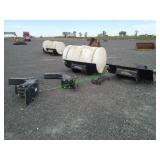 1 Poly Chemical Saddle Tank & Mounts