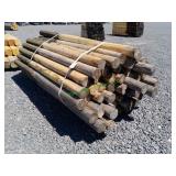 ~50 Unused Round Posts 5" X 8
