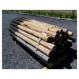 ~50 Unused Round Posts 5" X 8