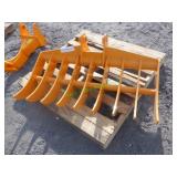 Unused GIYI CAT305 Excavator Dense Teeth Rake ~44"