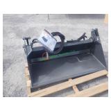 Unused Wolverine Mini Skid Steer Combo Bucket ~48