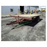 AG Single Axle Flat Bed Trailer 16