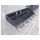 Unused Skid Steer Loader Sieve Shovel ~84"