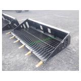 Unused Skid Steer Loader Sieve Shovel ~78"
