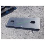 Unused Universal Skid Steer Mounting Plate