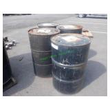 4 Steel Drums 55 Gallons