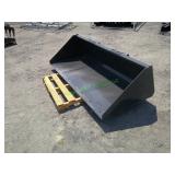 Unused Wolverine Skid Steer Track Duty Bucket ~82"