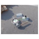 Fresno Valve ~8' & Galvanized Pip Saddle ~6'