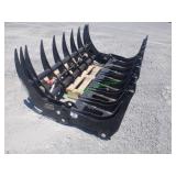 Unused GIYI Skid Steer Log Grapple Bucket ~72"