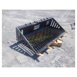 Unused GIYI Skid Steer Rock Bucket ~66"