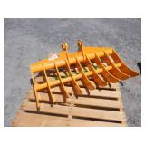Unused GIYI CAT 305 Excav  Rake ~44"