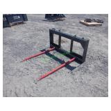 Unused GIYI Skid Steer Bale Fork