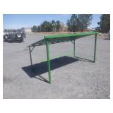 Small Animal Metal Shelter ~8' X 4'