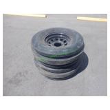 2 Titan Implement/Tractor Front Tires on Rims