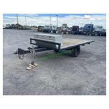 Single Axle Flatbed Trailer ~16
