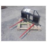 Unused Skid Steer Bale Fork