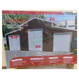 Unused Metal Triple Garage 42