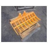 Unused GIYI CAT303 Excavator Rake ~38'
