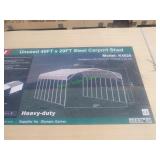 Unused All-Steel Carport ~40' X 20' X 14'