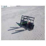 Unused GIYI Mini Skid Steer Hyd Forks ~30"