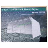 Unused Metal Livestock Shed ~25