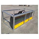 Unused Skid Steer 6 Way Dozer Blade ~84"