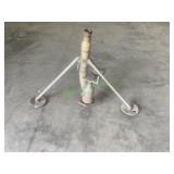 Tripod End Gun Stand ~3" W/ Valve