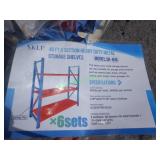 Unused HD Metal Storage Shelves 6 Sections ~40