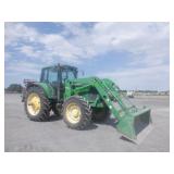 2004 John Deere 7320 MFWD Tractor w/ JD740 Loader