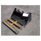 Unused Wolverine Mini Skid Steer Combo Bucket