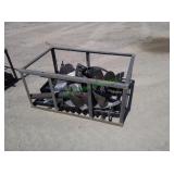 Unused Mower King Skid Steer Auger w/ Bits