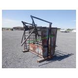 Homemade Manual Cattle Squeeze Chute