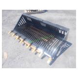Unused Landhonor Skid Steer Rock Bucket ~72'