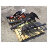 Unused Wolverine Skid Steer Auger 12" & 18"
