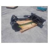 Unused Landhonor Skid Steer Backhoe Attachment