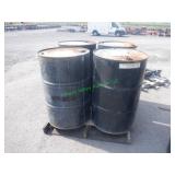 4 Steel Drums 55 Gallons