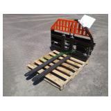 Unused Wolverine Skid Steer Hyd Forks: ~48"