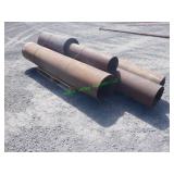 5 Heavy Duty Assorted  Steel Pipes
