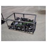 Unused Mower King Skid Steer Auger w/ Bits