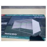 Unused Metal Livestock Shed ~20