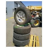 4 Jeep Wheels w/ Unused/ Tires **BID X 4**