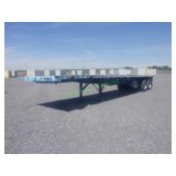 1996 Great Dane Tandem Axle Flat Bed Semi Trailer