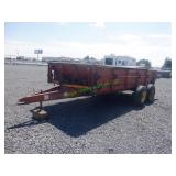 Farmhand Single Axle Manure Spreader ~19'