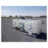 3 Caged Plastic Totes ~275 Gal **BID X 3**