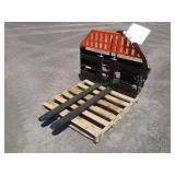 Unused Wolverine Skid Steer Hyd Forks: ~48"
