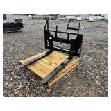 Unused Euro Mount Pallet Fork Attachment