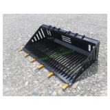 Unused GIYI Skid Steer Rock Bucket ~66"